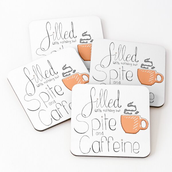 Item preview, Filled with nothing but spite and caffeine designed and sold by Alicia Hancock.