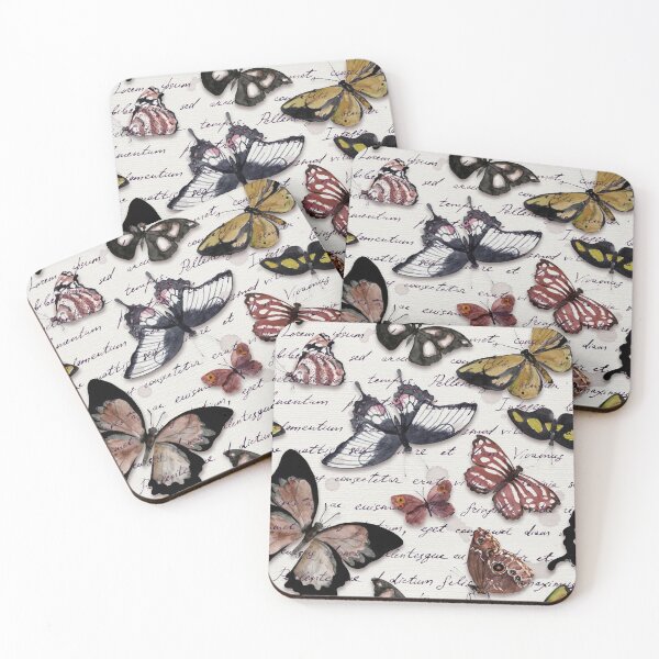 Item preview, Repeating monochrome butterfly designed and sold by WillaldShop.