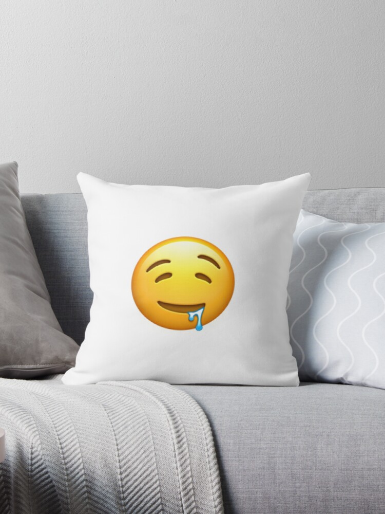 emoji face pillow