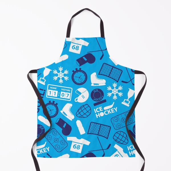 Item preview, Ice hockey sport icons blue seamless designed and sold by WillaldShop.
