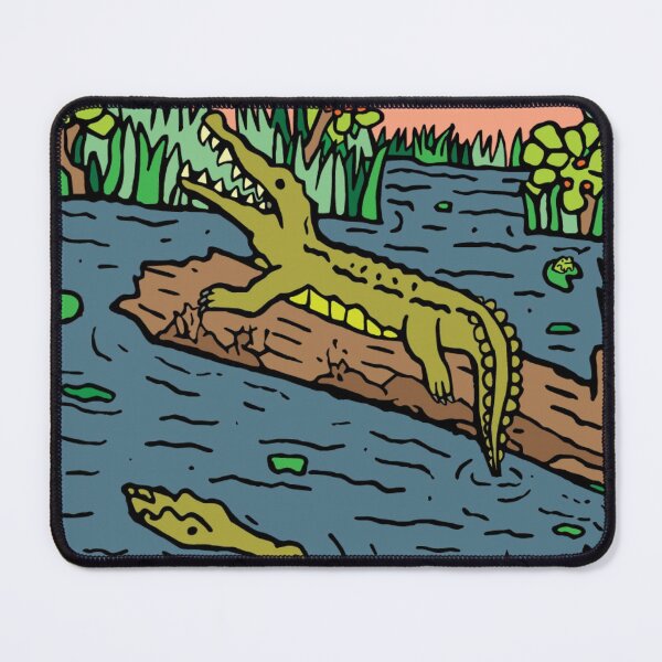 Item preview, Crocodiles vibing designed and sold by TsunamiDesign.