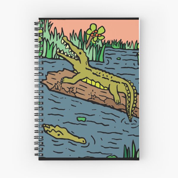 Item preview, Crocodiles vibing designed and sold by TsunamiDesign.