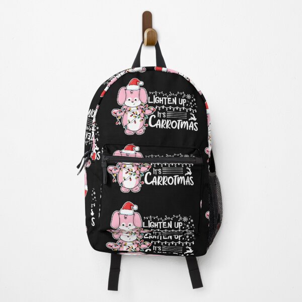Item preview, Lighten Up, It's Carrotmas | Punny Bunny | Christmas (Pink x Black) designed and sold by the-krisney-way.