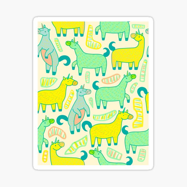 Unicorn Party Sticker