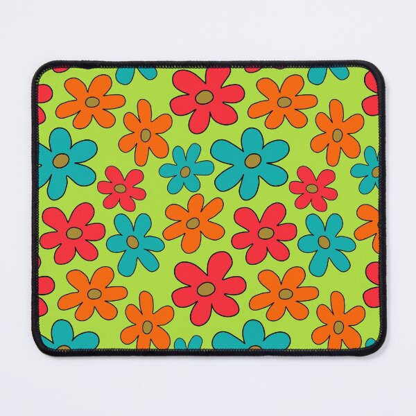 Item preview, cute and goofy mystery machine flower pattern designed and sold by Preppy Aesthetic Designs.