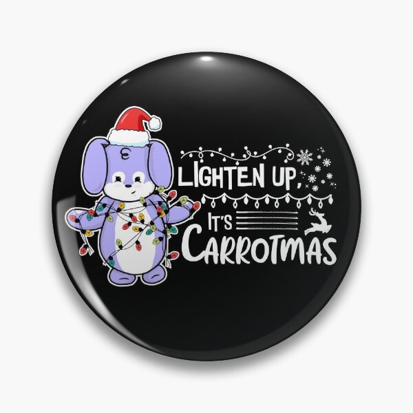 Item preview, Lighten Up, It's Carrotmas | Punny Bunny | Christmas (Blue x Black) designed and sold by the-krisney-way.