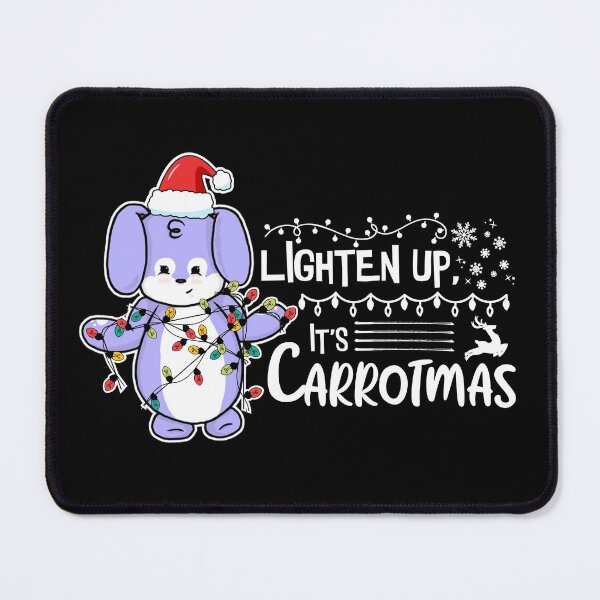 Item preview, Lighten Up, It's Carrotmas | Punny Bunny | Christmas (Blue x Black) designed and sold by the-krisney-way.