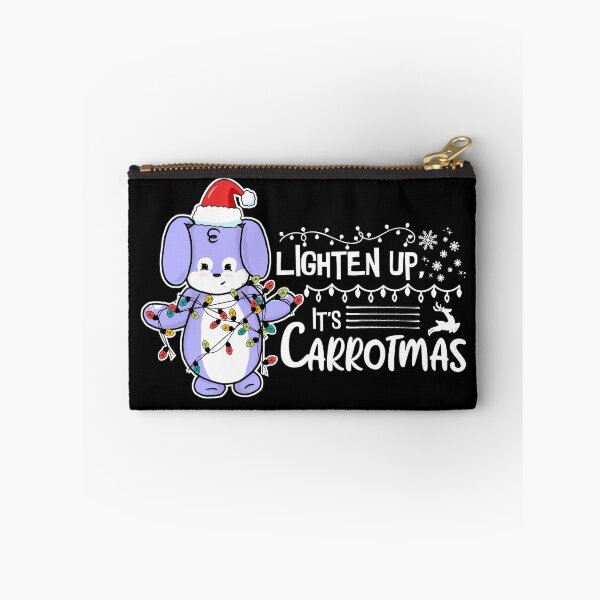 Item preview, Lighten Up, It's Carrotmas | Punny Bunny | Christmas (Blue x Black) designed and sold by the-krisney-way.