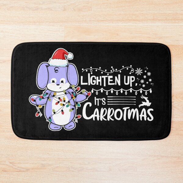 Item preview, Lighten Up, It's Carrotmas | Punny Bunny | Christmas (Blue x Black) designed and sold by the-krisney-way.