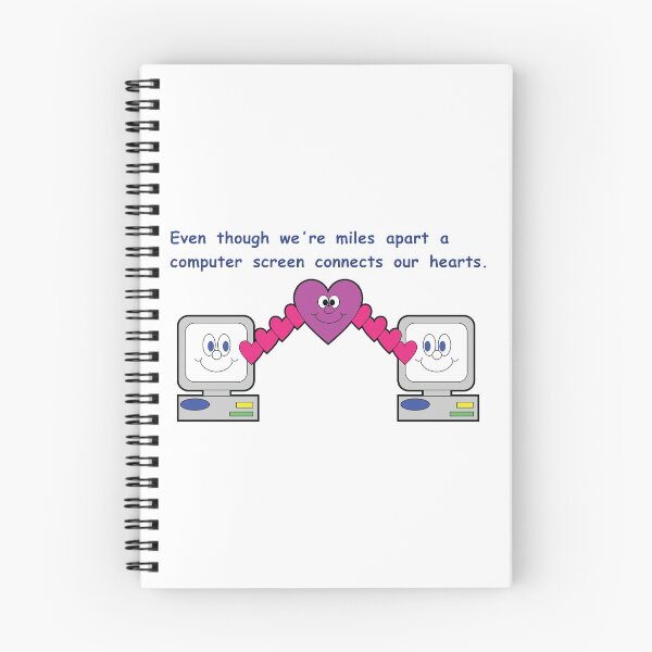 Item preview, Even though we're miles apart a computer screen connects our hearts designed and sold by ultrarelax.