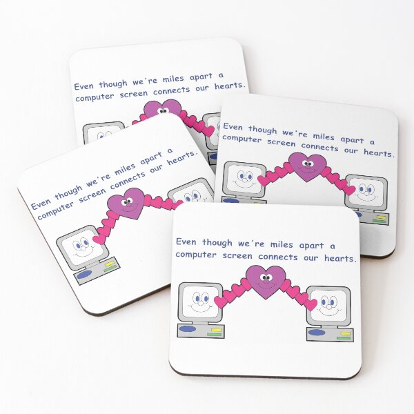 Item preview, Even though we're miles apart a computer screen connects our hearts designed and sold by ultrarelax.