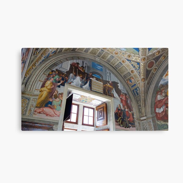 Raphael Fresco - Palace of the Vatican Metal Print