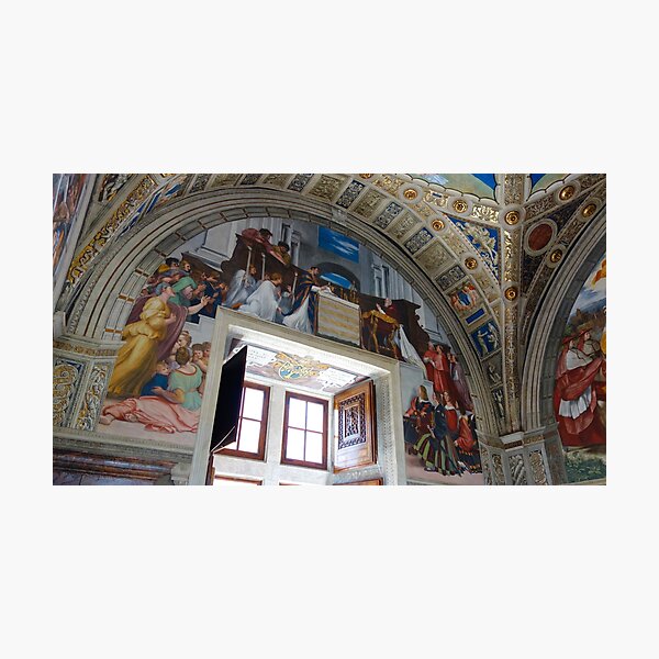 Raphael Fresco - Palace of the Vatican Photographic Print