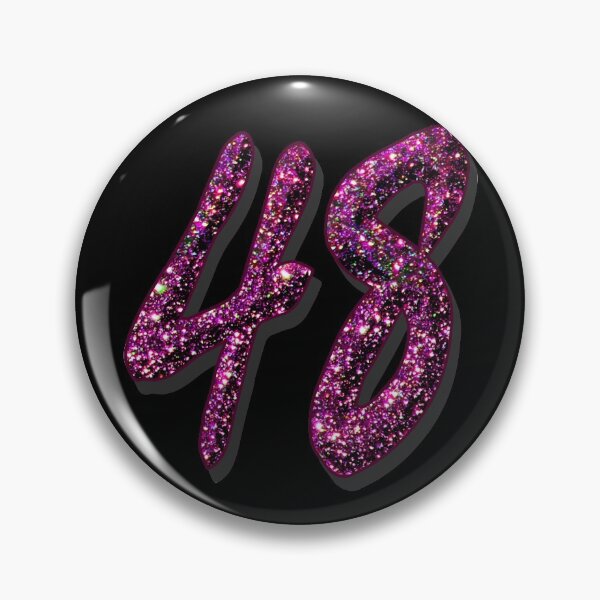 Item preview, 48th Birthday Anniversary - Purple Glitter Numbers designed and sold by GlamourChick.