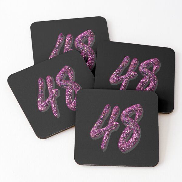 Item preview, 48th Birthday Anniversary - Purple Glitter Numbers designed and sold by GlamourChick.