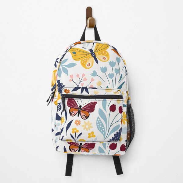 Item preview, Seamless butterfly with floral design designed and sold by AletacStore.