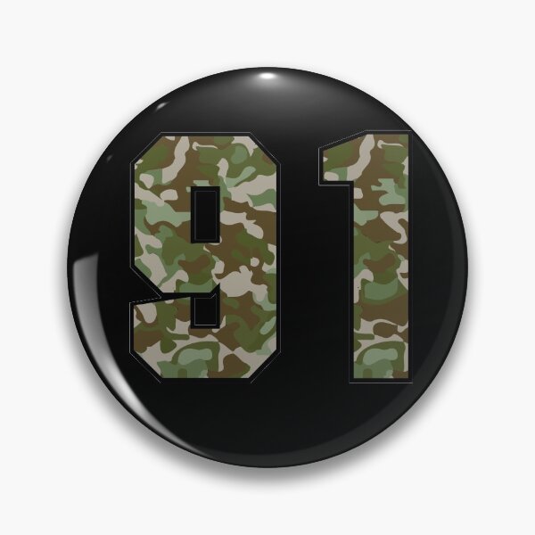 Item preview, Army Camo Number ninety-one Veteran Lucky Number 91 designed and sold by Urosek.