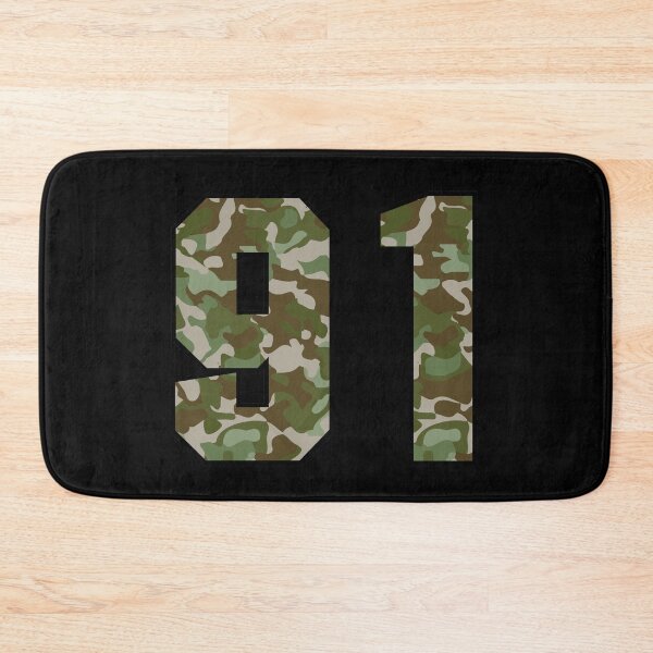 Item preview, Army Camo Number ninety-one Veteran Lucky Number 91 designed and sold by Urosek.