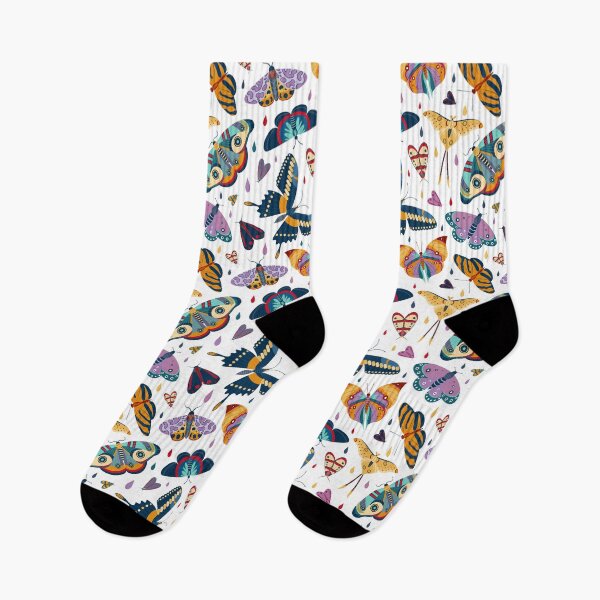 Item preview, Tropical moth with colorful exotic butterflies designed and sold by AletacStore.