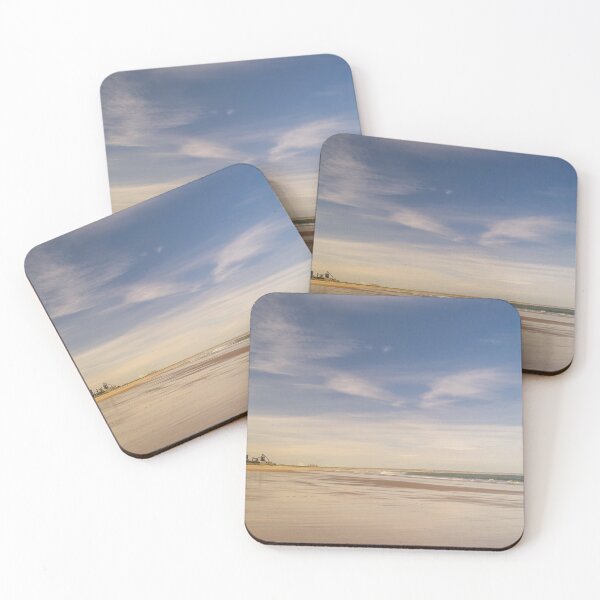 Item preview, Redcar beach and the old steel works at low tide designed and sold by MichaelBShannon.