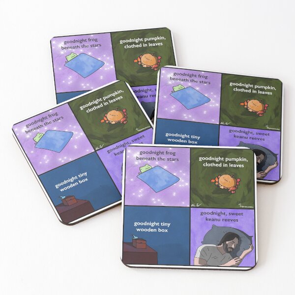 Item preview, Goodnight Keanu Reeves - Tiny Snek Comics designed and sold by acohen110.