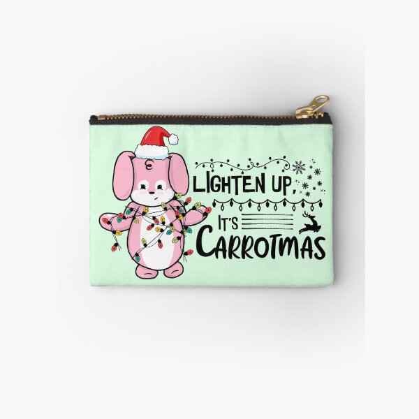 Item preview, Lighten Up, It's Carrotmas | Punny Bunny | Christmas (Pink x White) designed and sold by the-krisney-way.