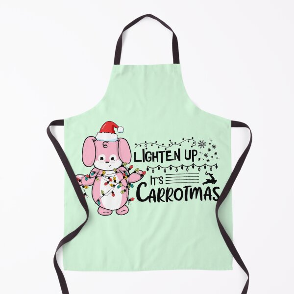 Item preview, Lighten Up, It's Carrotmas | Punny Bunny | Christmas (Pink x White) designed and sold by the-krisney-way.