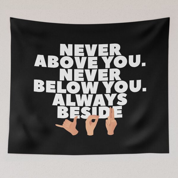 Item preview, Always Beside You Romantic Quote For Deaf With Sign Language designed and sold by Urosek.