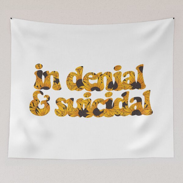 Item preview, In Denial and Suicidal  designed and sold by FreeOrca.