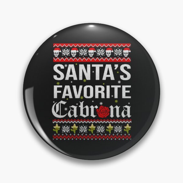 Item preview, Santa's Favorite Cabrona Funny Mexican Ugly Xmas Party Gift  designed and sold by AnitaJGreenspan.