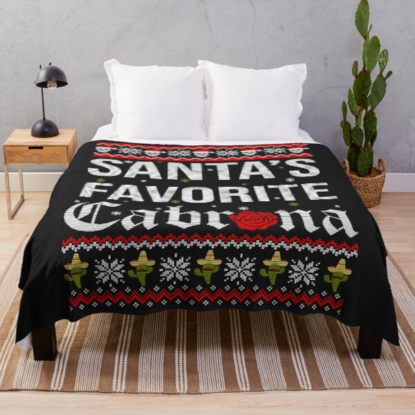 Item preview, Santa's Favorite Cabrona Funny Mexican Ugly Xmas Party Gift designed and sold by AnitaJGreenspan.
