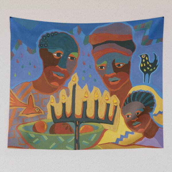 Item preview, Happy Kwanzaa. Family with Bold Colors. designed and sold by JaeMe Bereal.