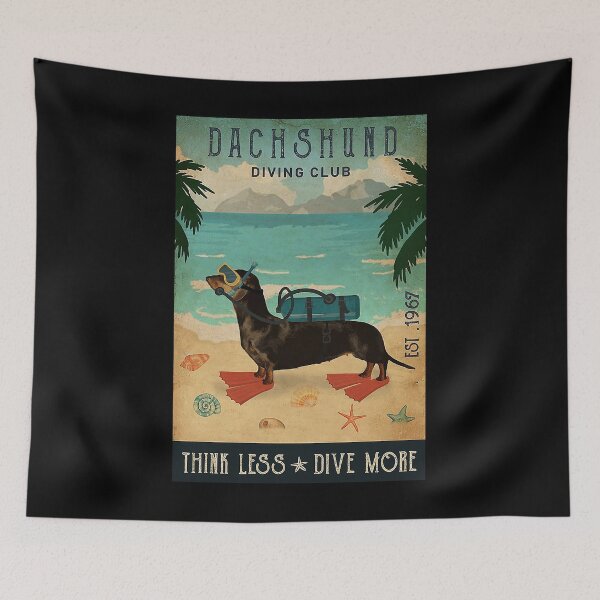 Item preview,  Funny Quotes Diving Club Dachshund Doxie Dog  designed and sold by Douglafa.