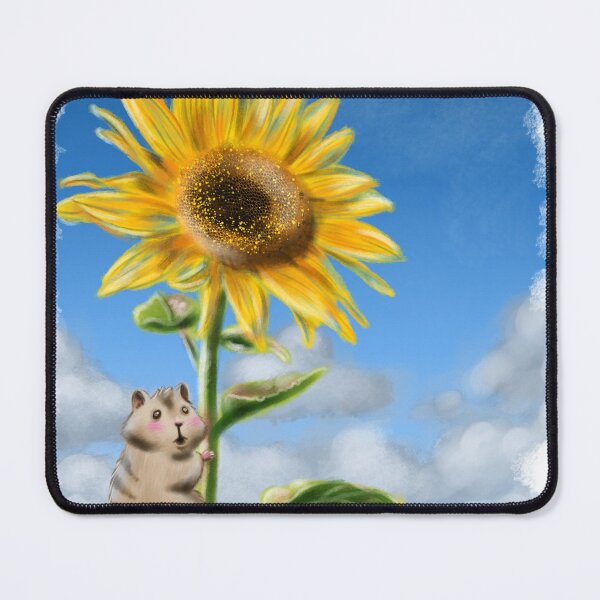 Item preview, The sunflower and the hamster designed and sold by SerenaVisualArt.