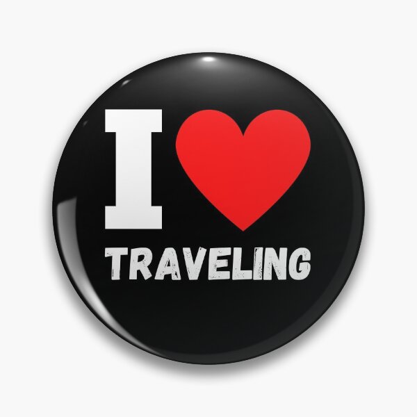 Item preview, I Love Traveling Heart Design For Traveling Lovers designed and sold by RGRamsey.