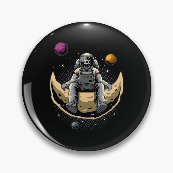 Item preview, Astronaut Cardano ADA Coin To The Moon Crypto Token Cryptocurrency Blockchain Wallet designed and sold by AriellaGross.