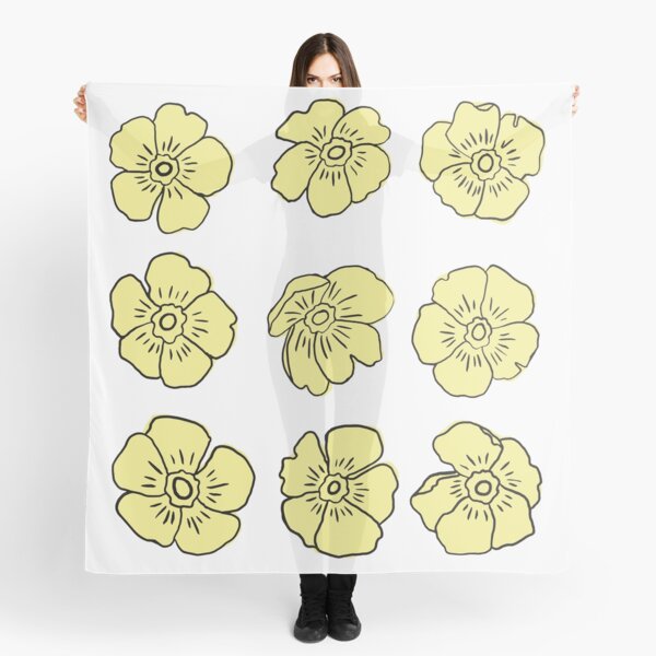 Buttercups / Cinquefoils Scarf