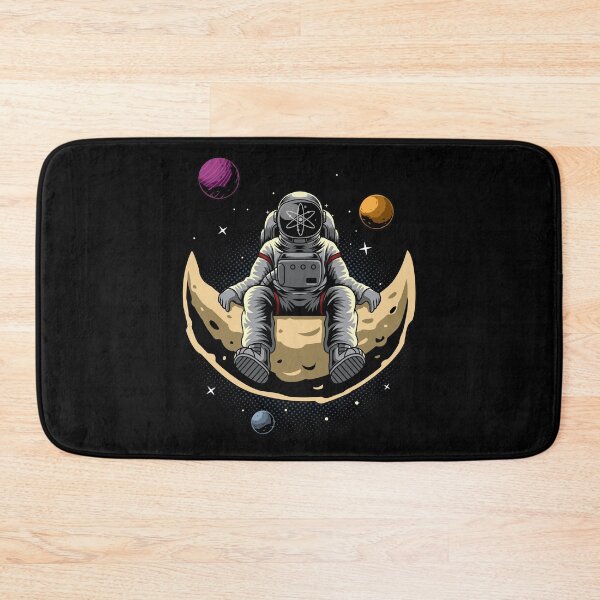 Item preview, Astronaut Cosmos ATOM Coin To The Moon Crypto Token Cryptocurrency Blockchain Wallet designed and sold by AriellaGross.