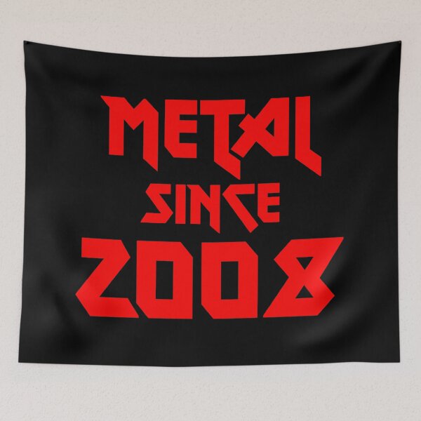 Item preview, Gift for 13 Year Old Metal Since 2008 13th Birthday designed and sold by WPahat.