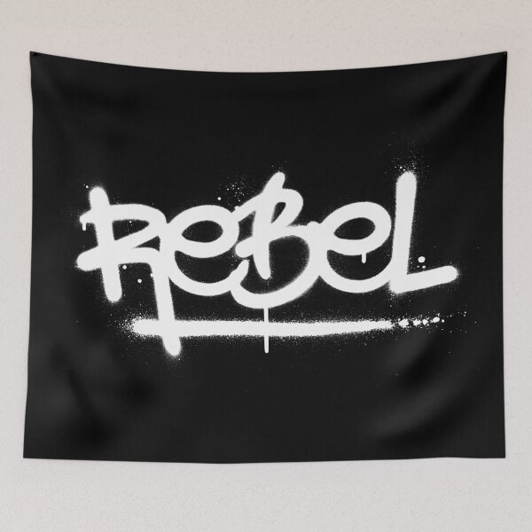 Item preview, grafiti dripping rebel word sprayed designed and sold by Paulus-DB.