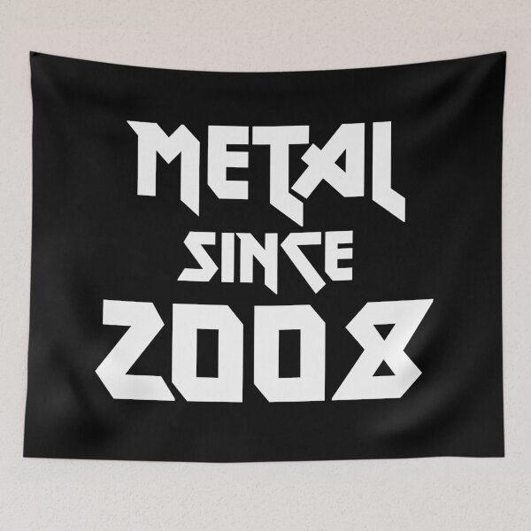 Item preview, Gift for 13 Year Old Metal Since 2008 13th Birthday designed and sold by WPahat.