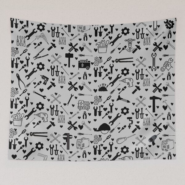 Item preview, Hand Tools pattern designed and sold by D/Art ⭐⭐⭐⭐⭐.