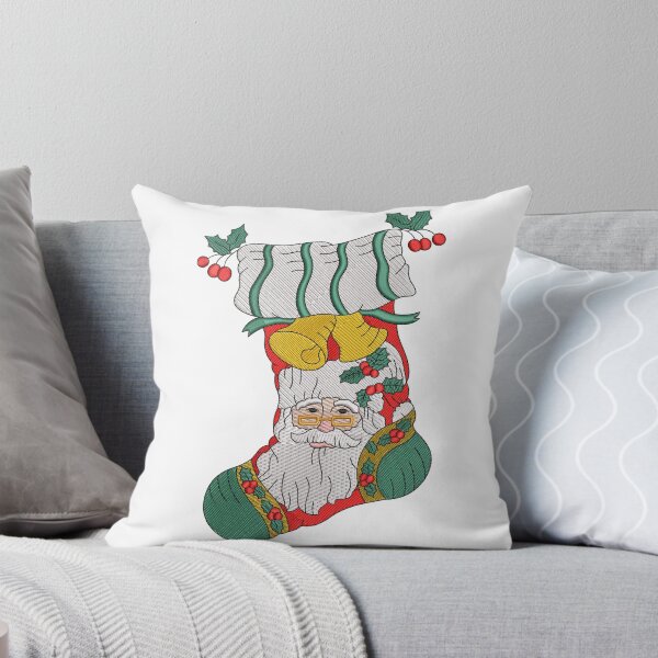 Item preview, Santa Stocking Embroidery designed and sold by Cre8iveSkill.