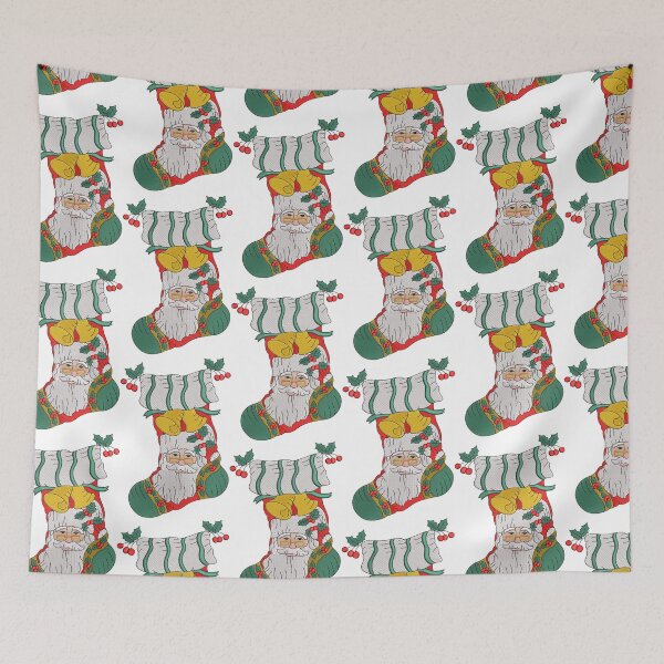 Item preview, Santa Stocking Embroidery designed and sold by Cre8iveSkill.