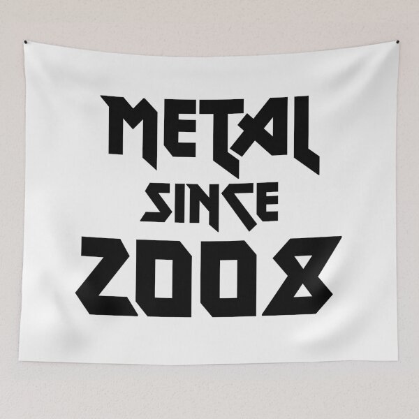 Item preview, Gift for 13 Year Old Metal Since 2008 13th Birthday designed and sold by WPahat.