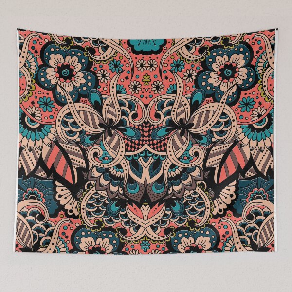 Item preview, persian mandalla, antique persian rug design designed and sold by Design Universe.