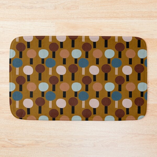 Item preview, Vector colorful abstract pattern design in collage style. Geometric shapes on brown background. Vector seamless texture  designed and sold by BychkovaEvgenia.
