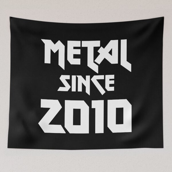 Artikelvorschau, Geschenk für 11 jähriges Kind Metal Since 2010 11. Geburtstag entworfen und verkauft von WPahat.