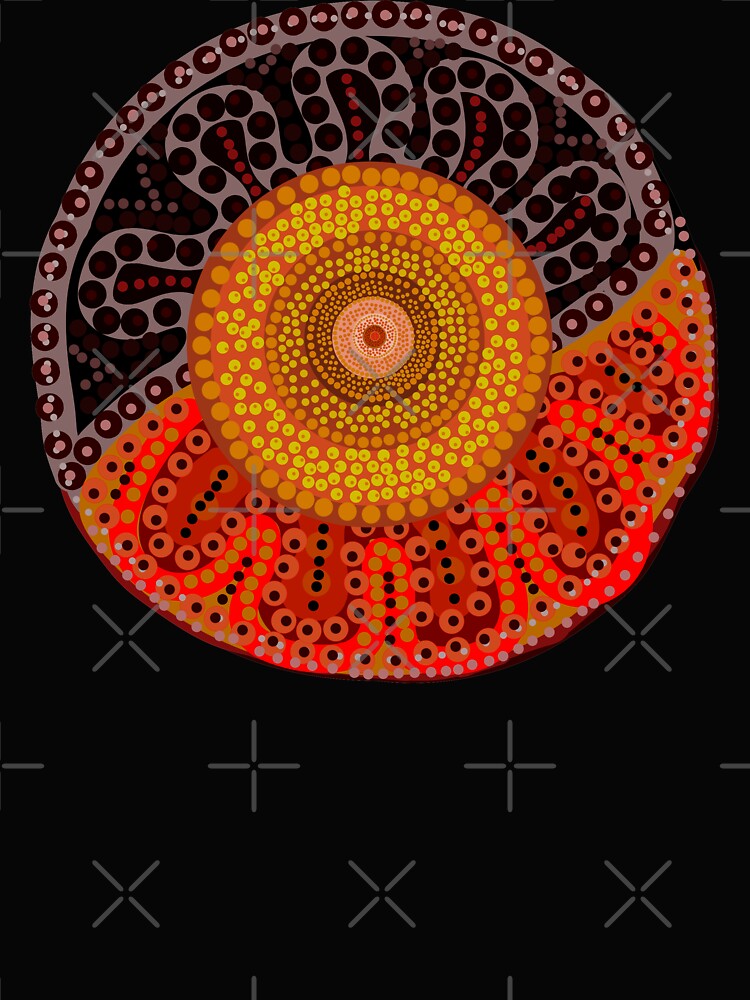 Australian Aboriginal Sun Boxy T-Shirt
