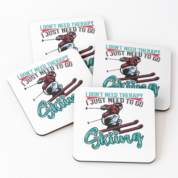 Item preview, I Just Need To Go Skiing | Funny Winter Extreme Sports Skiing Quote designed and sold by thecooltable.
